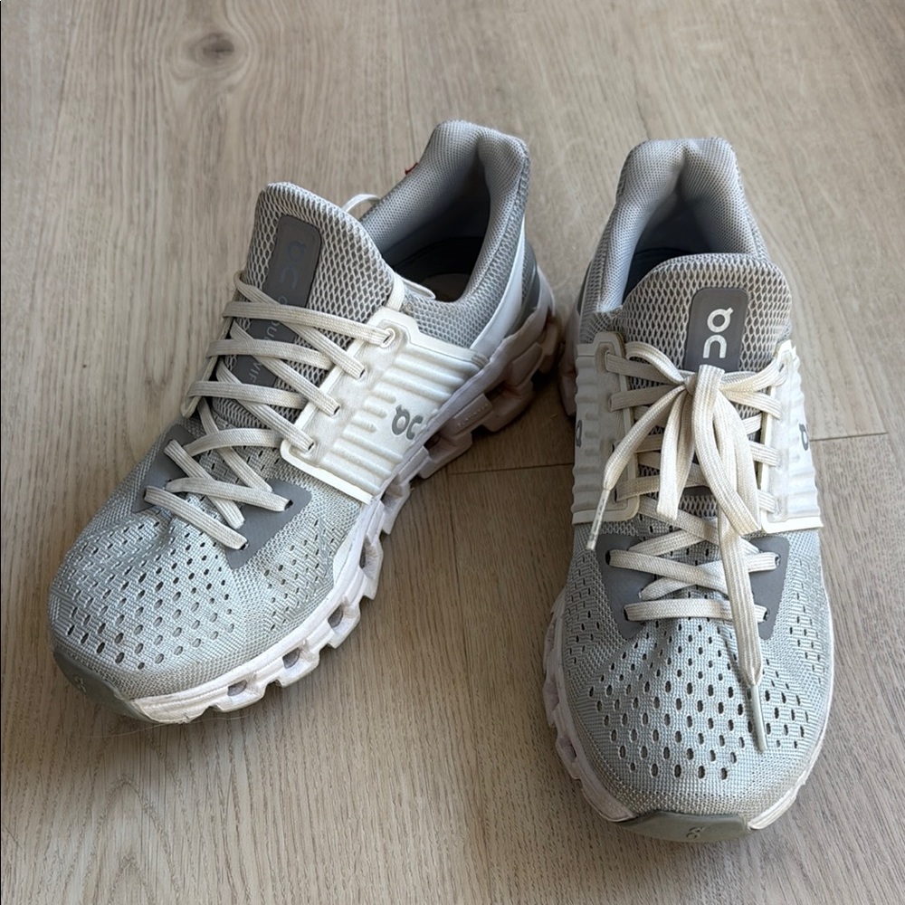 On Running Women Gray Athletic Shoes